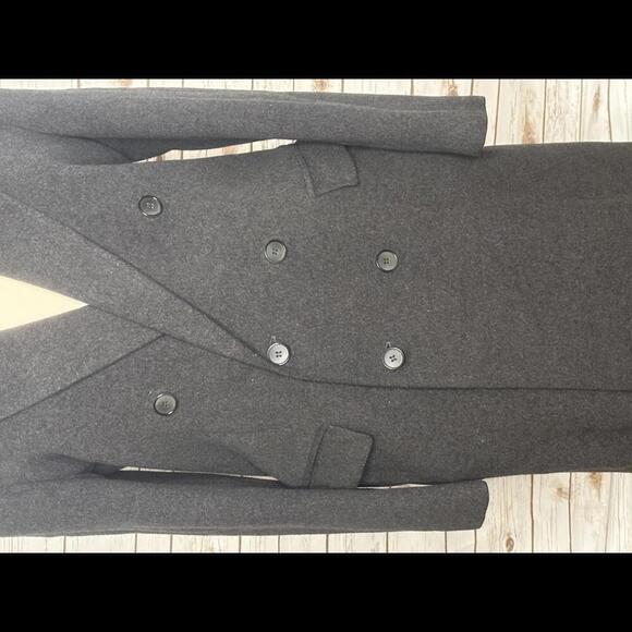 Vintage Pucci cashmere-wool double-breasted long top coat - Picture 3 of 9